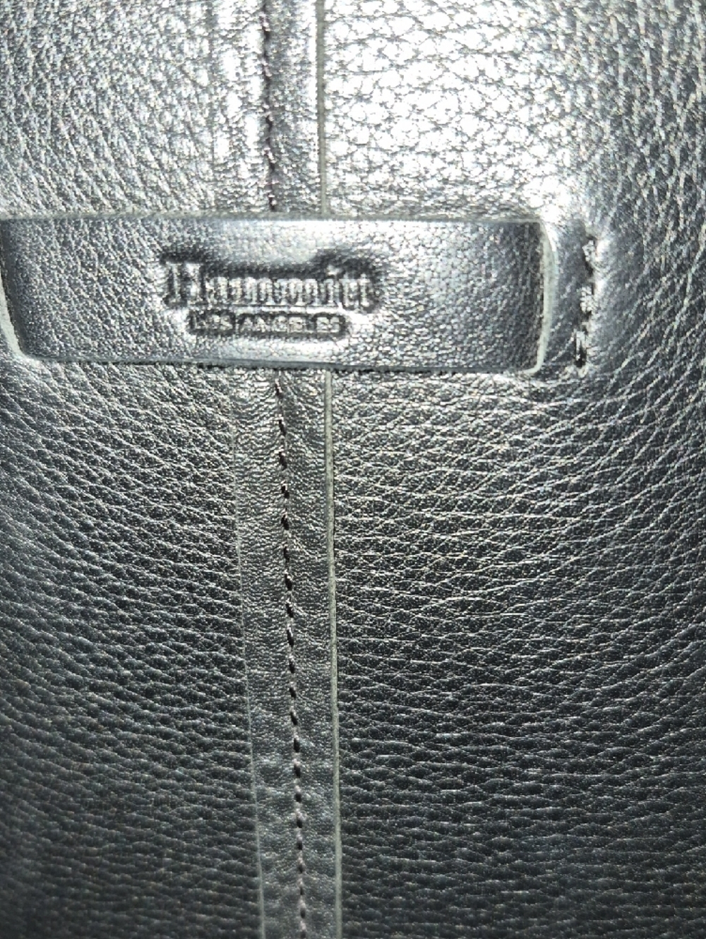 Hammit Vintage Leather Tote Bag - Classic Studded Shoulder Bag - Picture 2 of 6